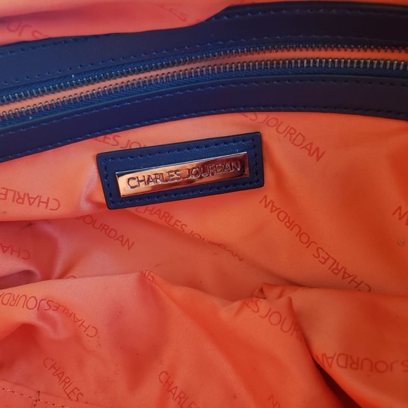 Charles Jourdan Kabrina Two Tone Satchel Bag - Picture 6 of 9